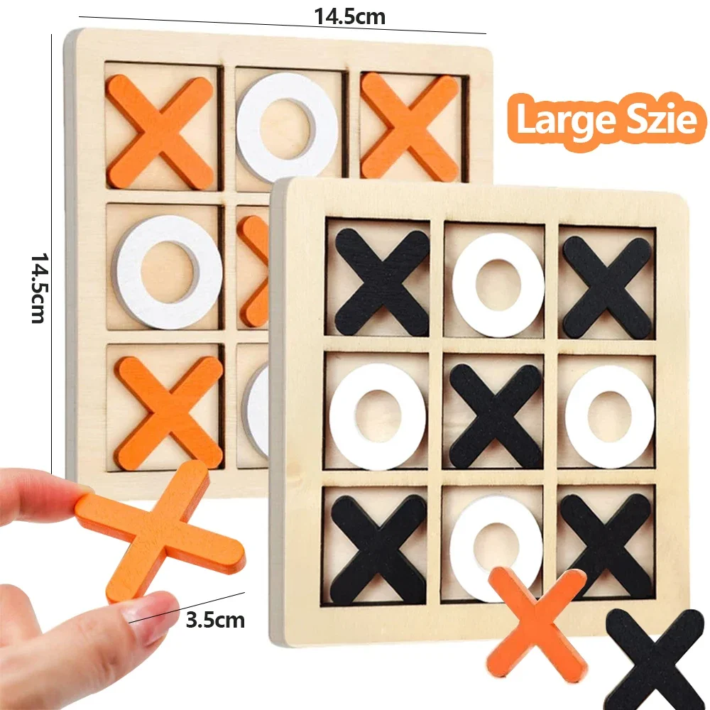 Board Game Enthusiast - Drewniana gra XO Tic Tac Toe