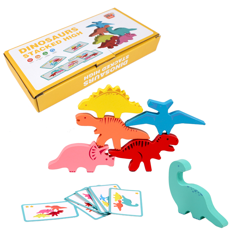 Board Game Enthusiast - Drewniane klocki do budowania dla dzieci