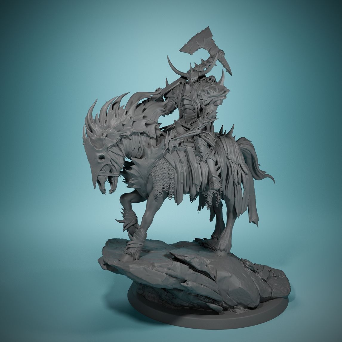 Board Game Design - Figurki do gry planszowej Szachy Koń