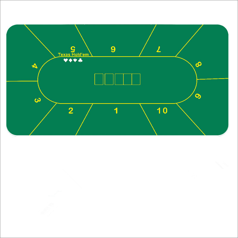 Board Game With Chips - Antypoślizgowa gumowa mata do kasyna, gruba