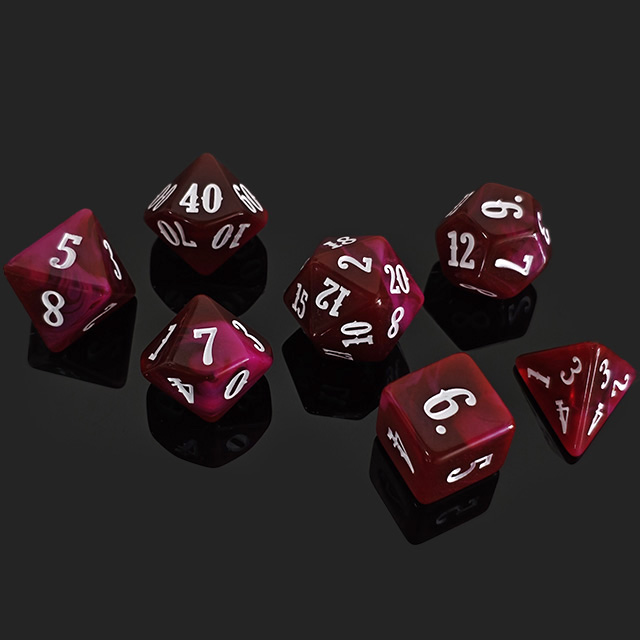 7-częściowy zestaw akrylowych  – Board Game Font recenzja i cena
