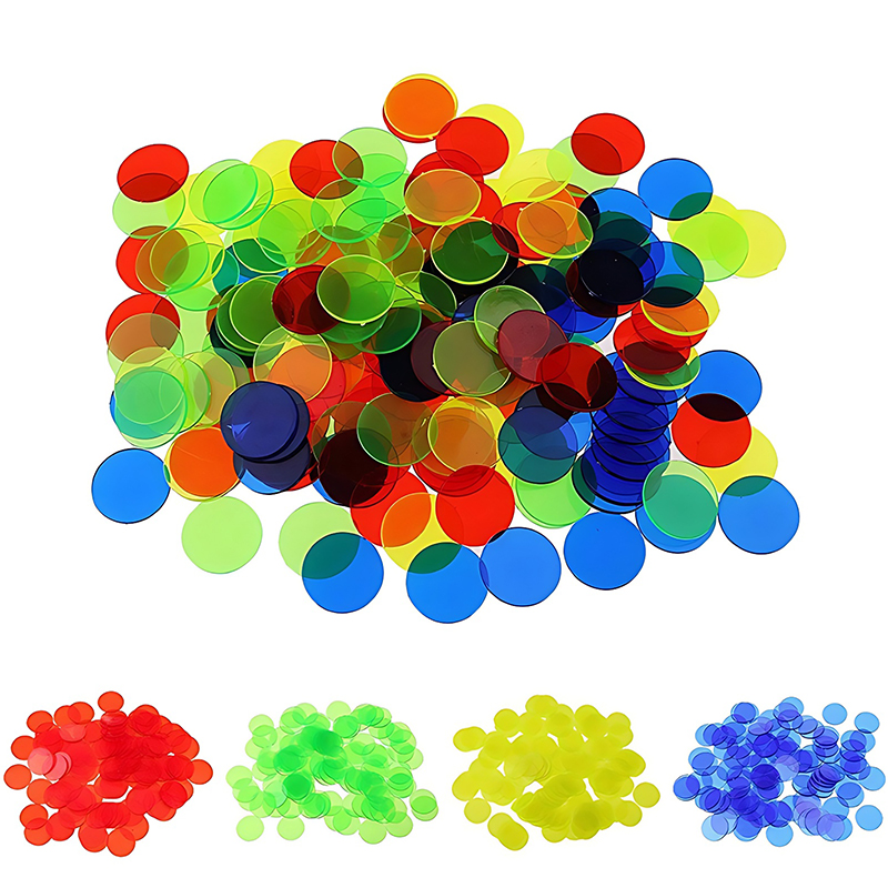 100/200 SZTUK 19 mm okrągłych  – Board Game With Chips recenzja i cena