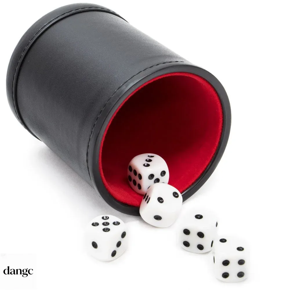 Skórzany kubek do gry w kości  – Board Game Yahtzee recenzja i cena