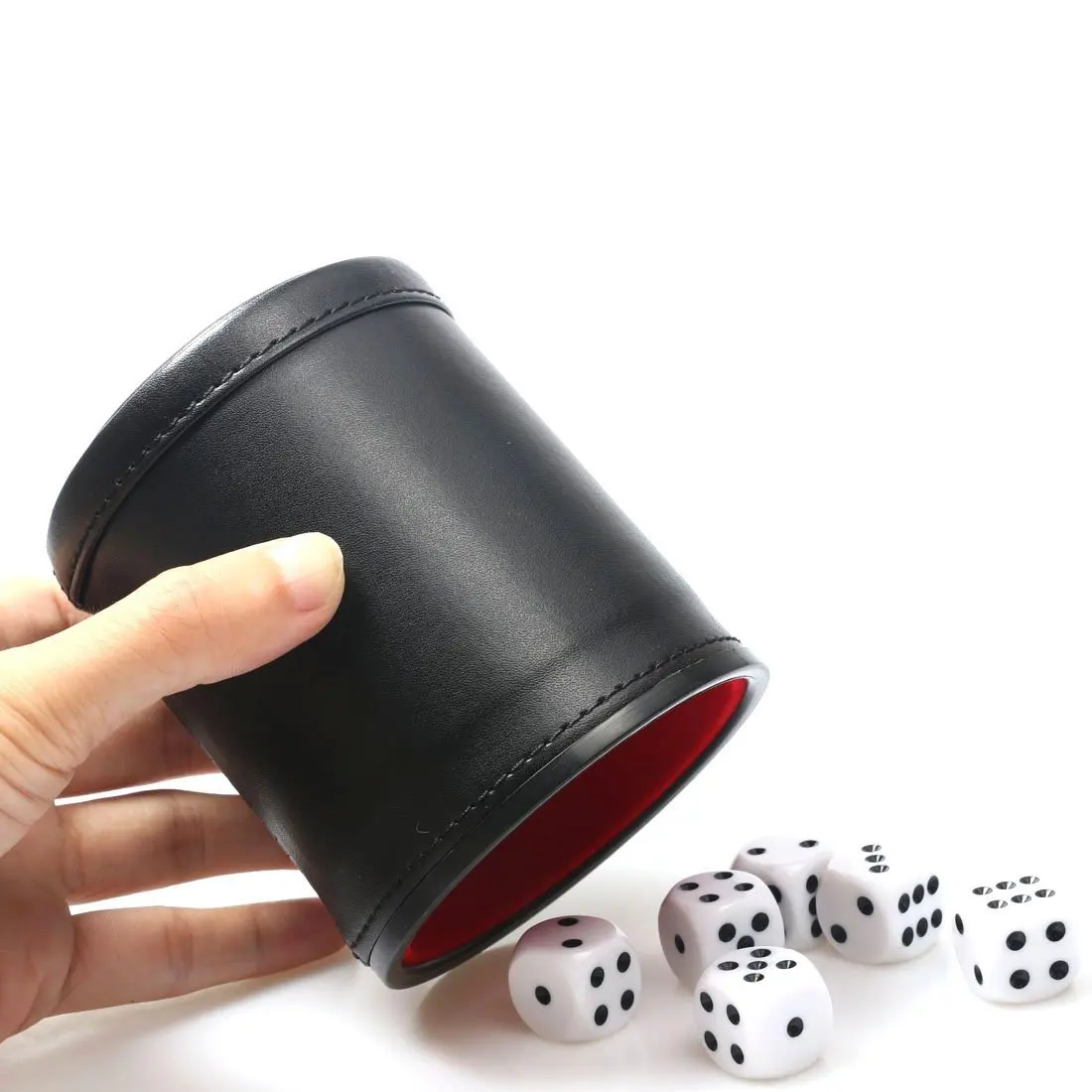 Skórzany kubek do gry w kości  – Board Game Yahtzee recenzja i cena